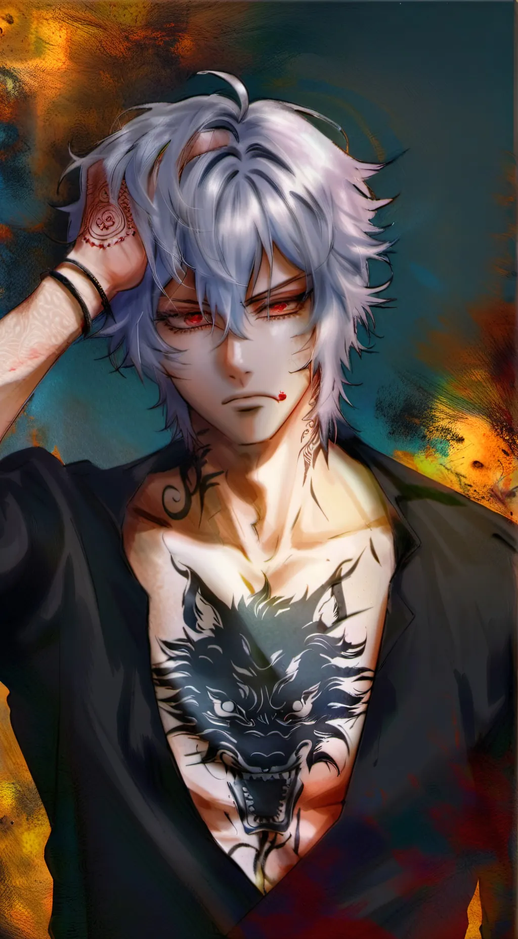 ai character: ~Tomura Shigaraki~ background