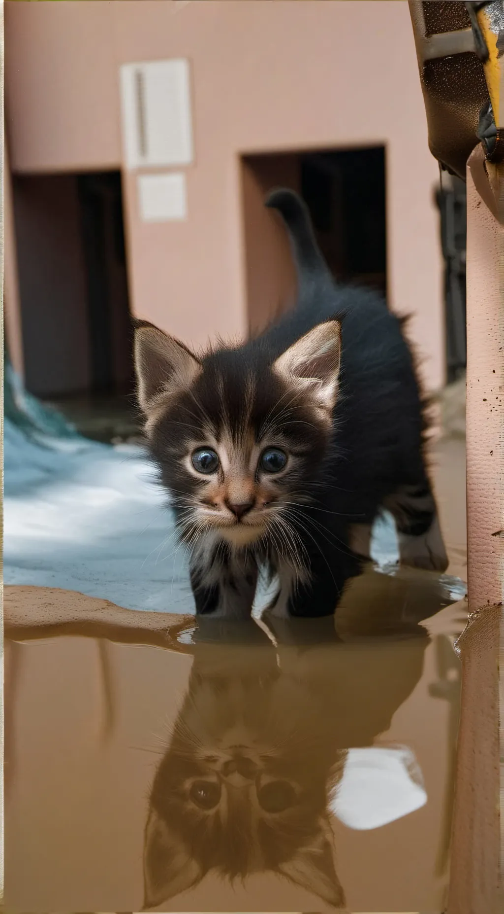 ai character: Baby kitten background