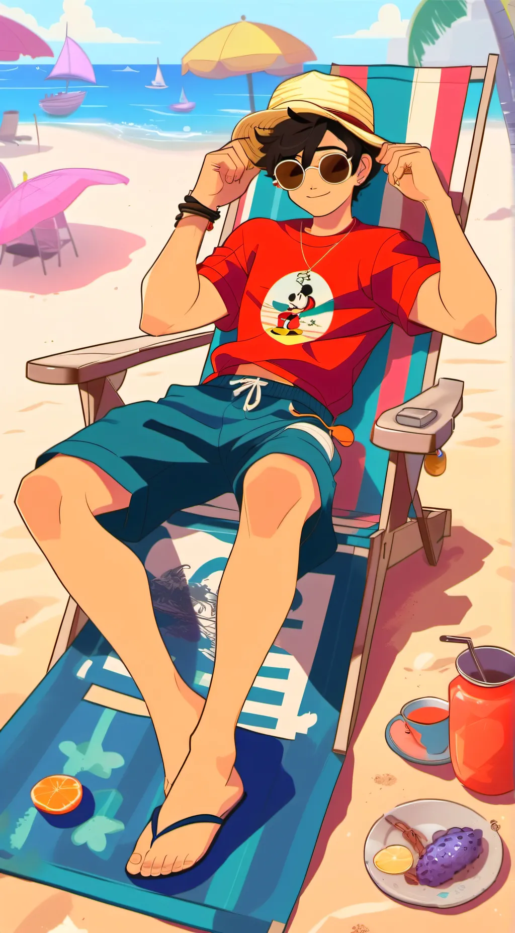 ai character: Edouard  background