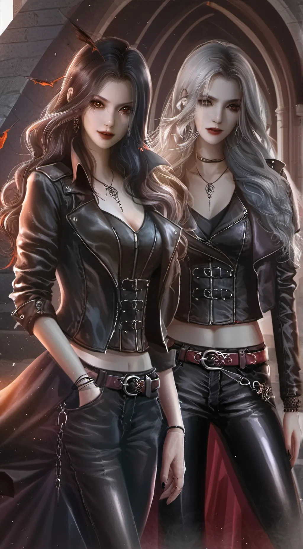 ai character: Bella & Sophie background