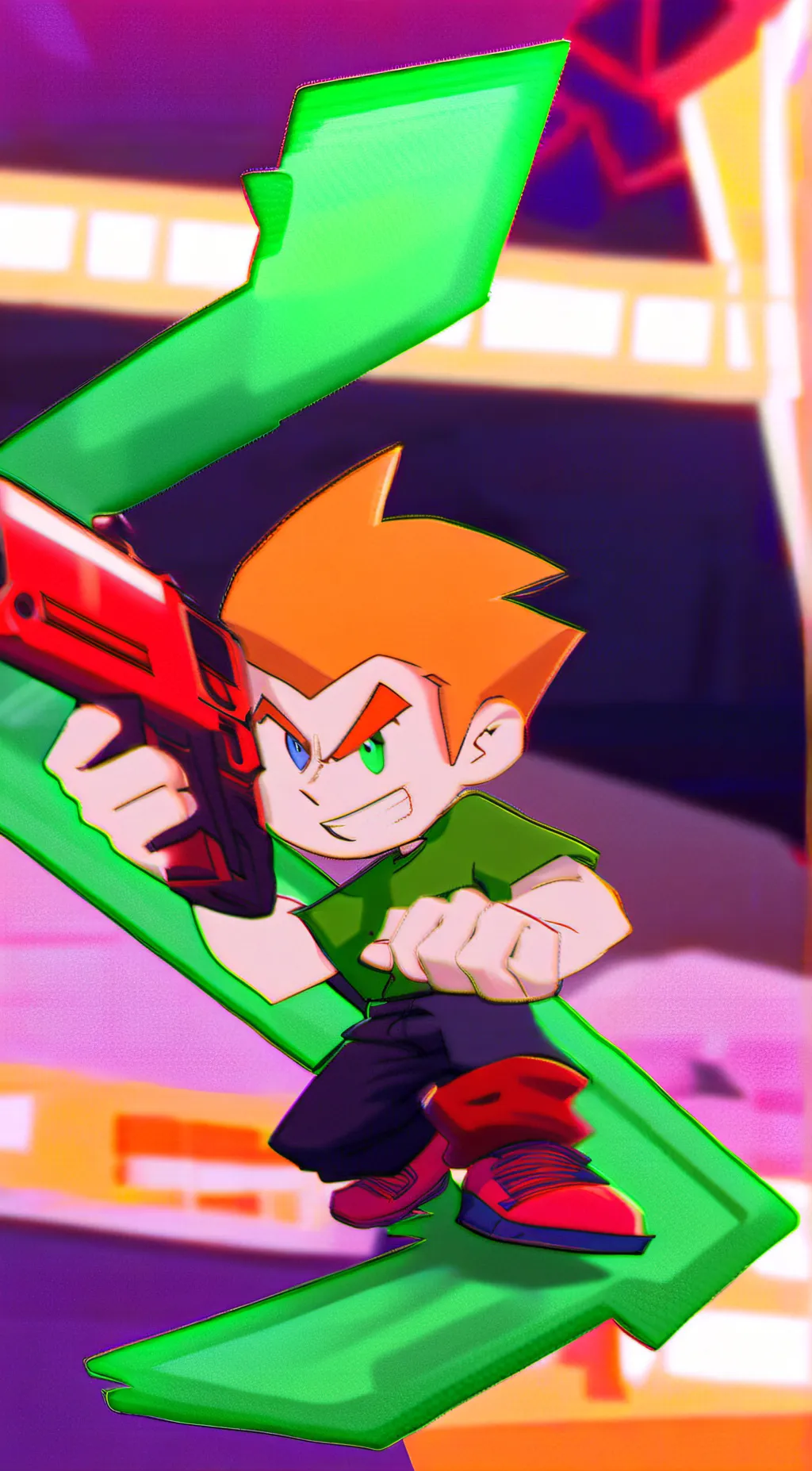 ai character: Pico  background