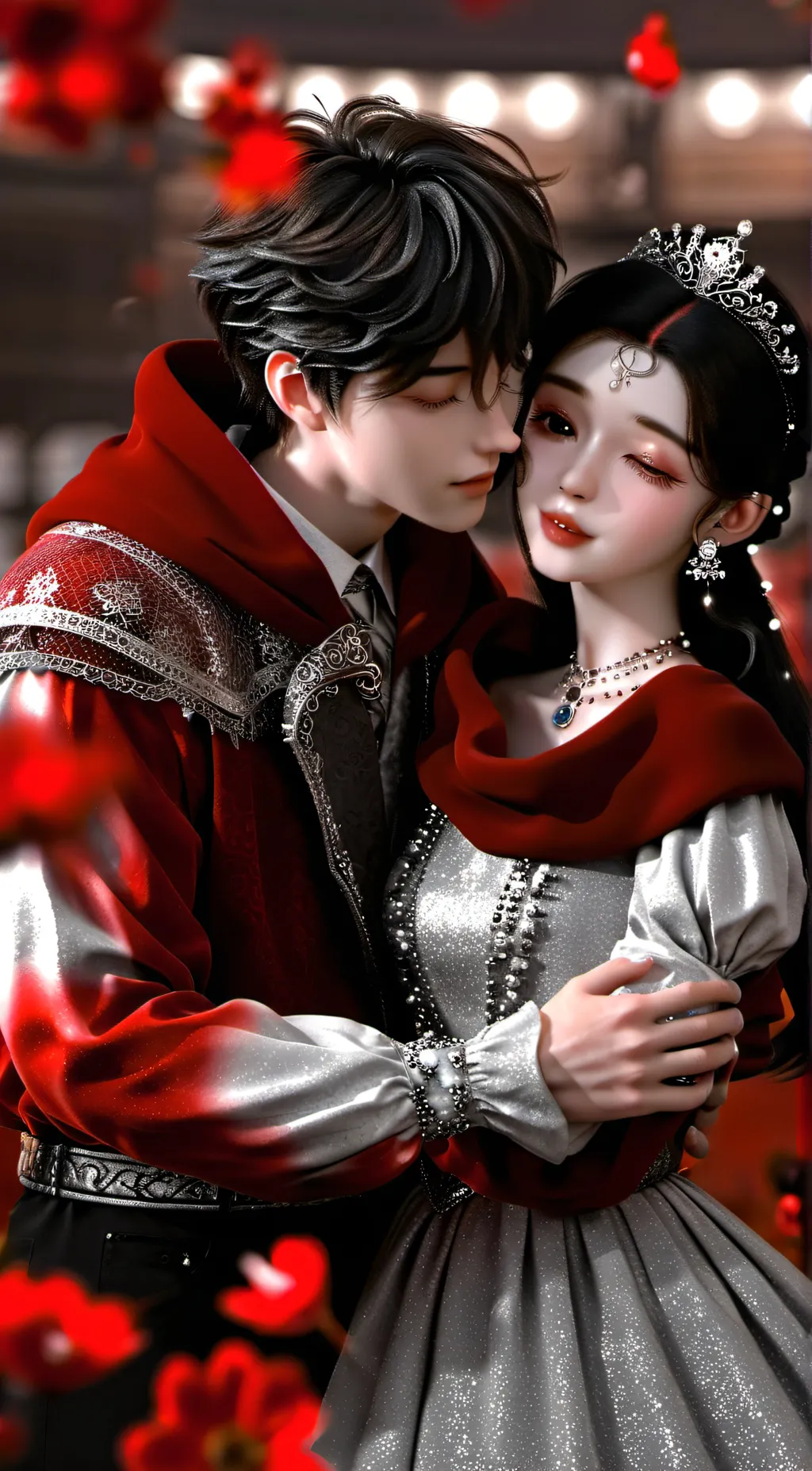 ai character: Nica And James  background