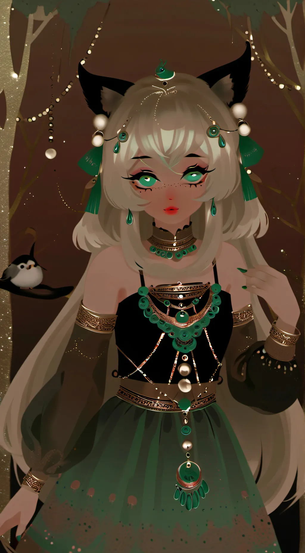 ai character: Cookie background