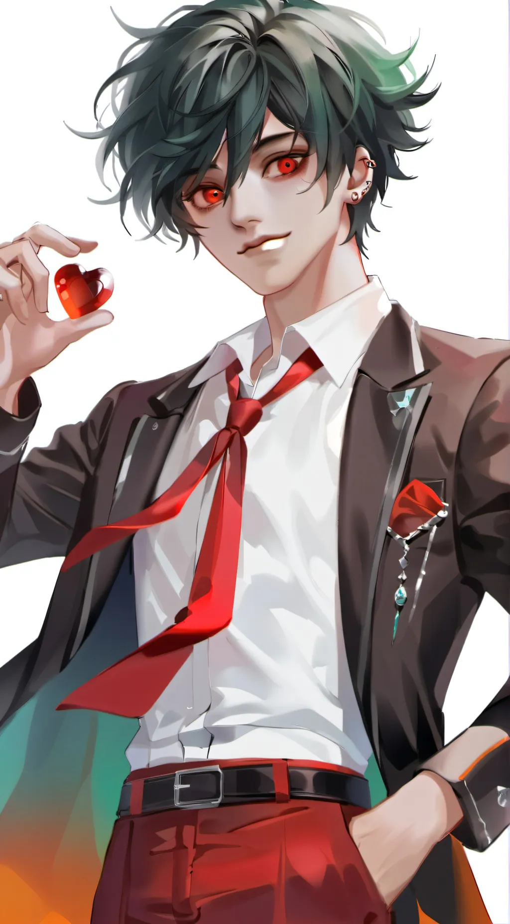 ai character: villain deku background