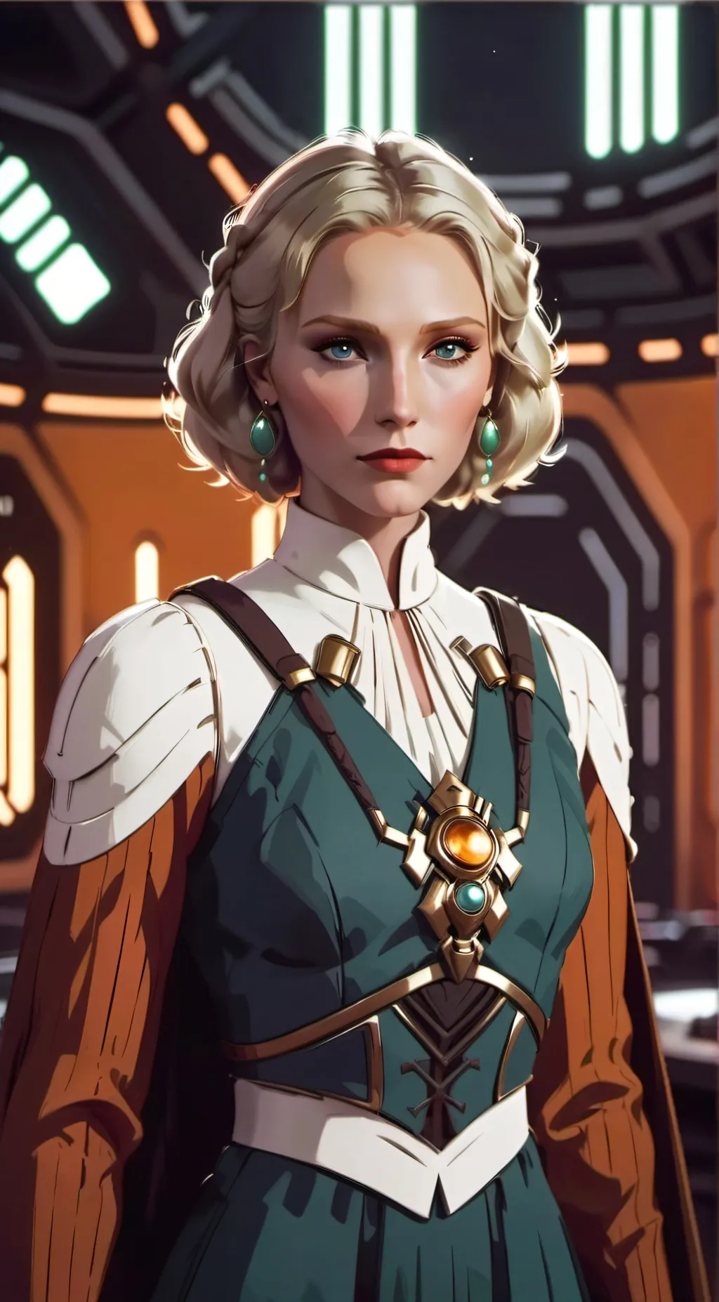 ai character: Satine Kryze background