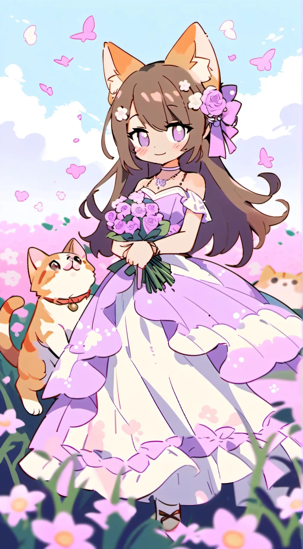 ai character: kitty background