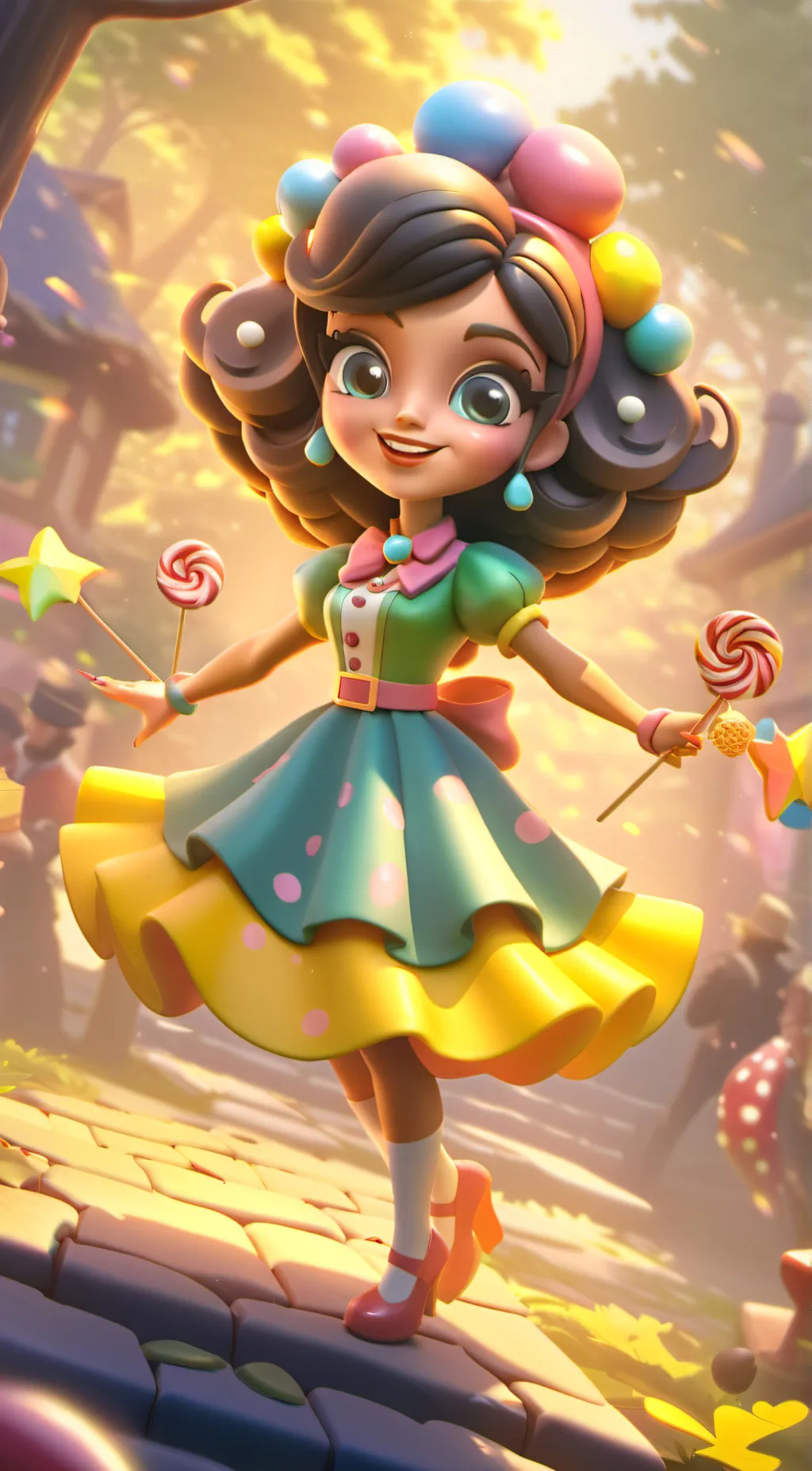 ai character: Princess Lola  background