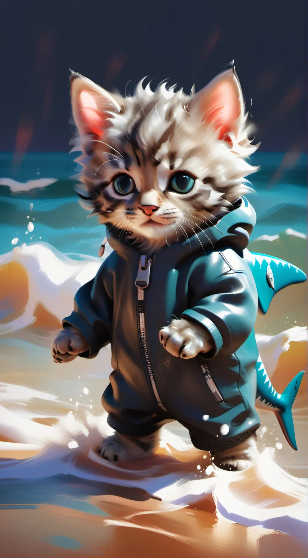 ai character: Cat background