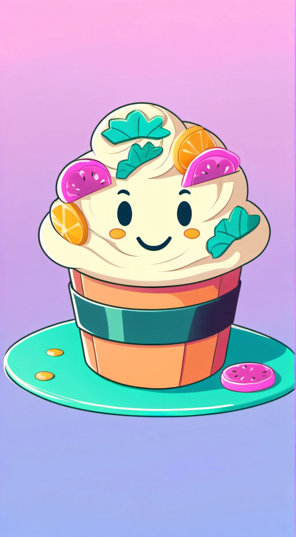 ai character: The muffin song🧁 background
