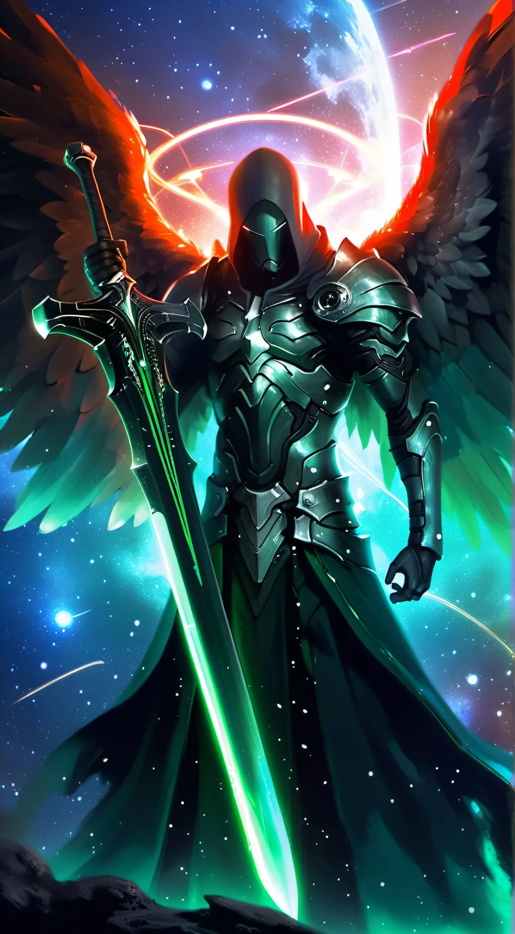 ai character: Void Dragon  background