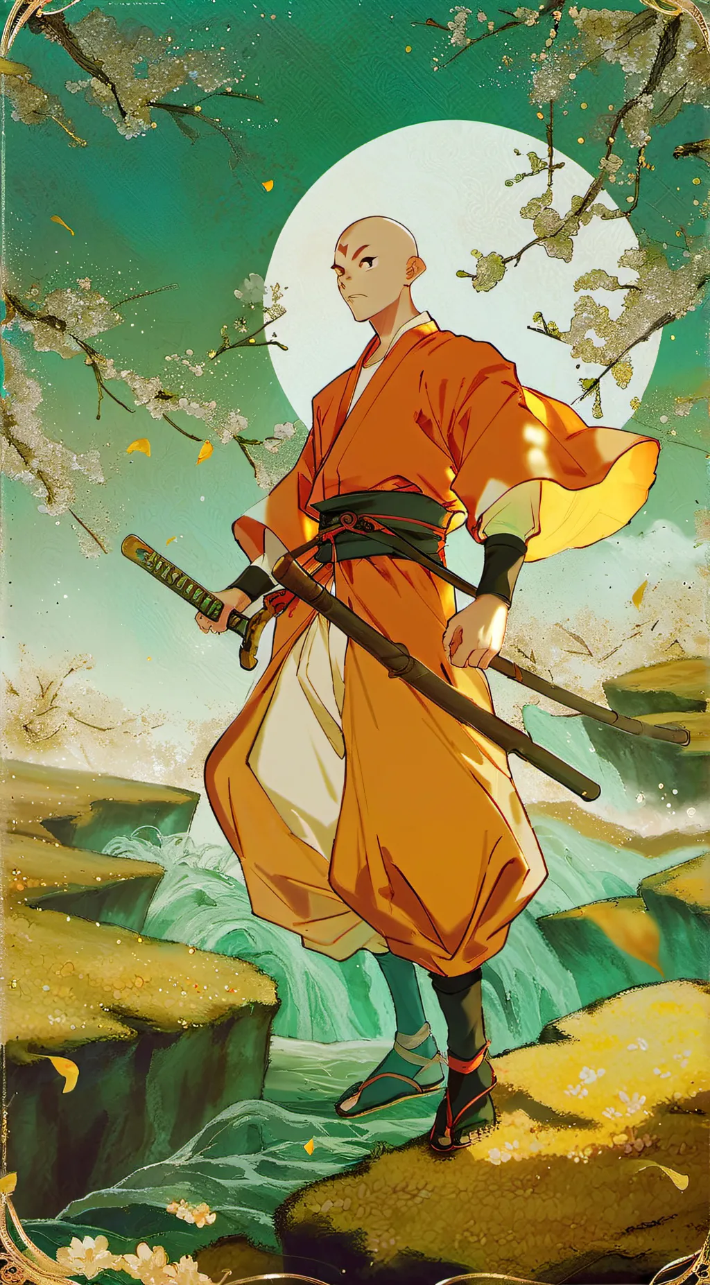 ai character: aang background