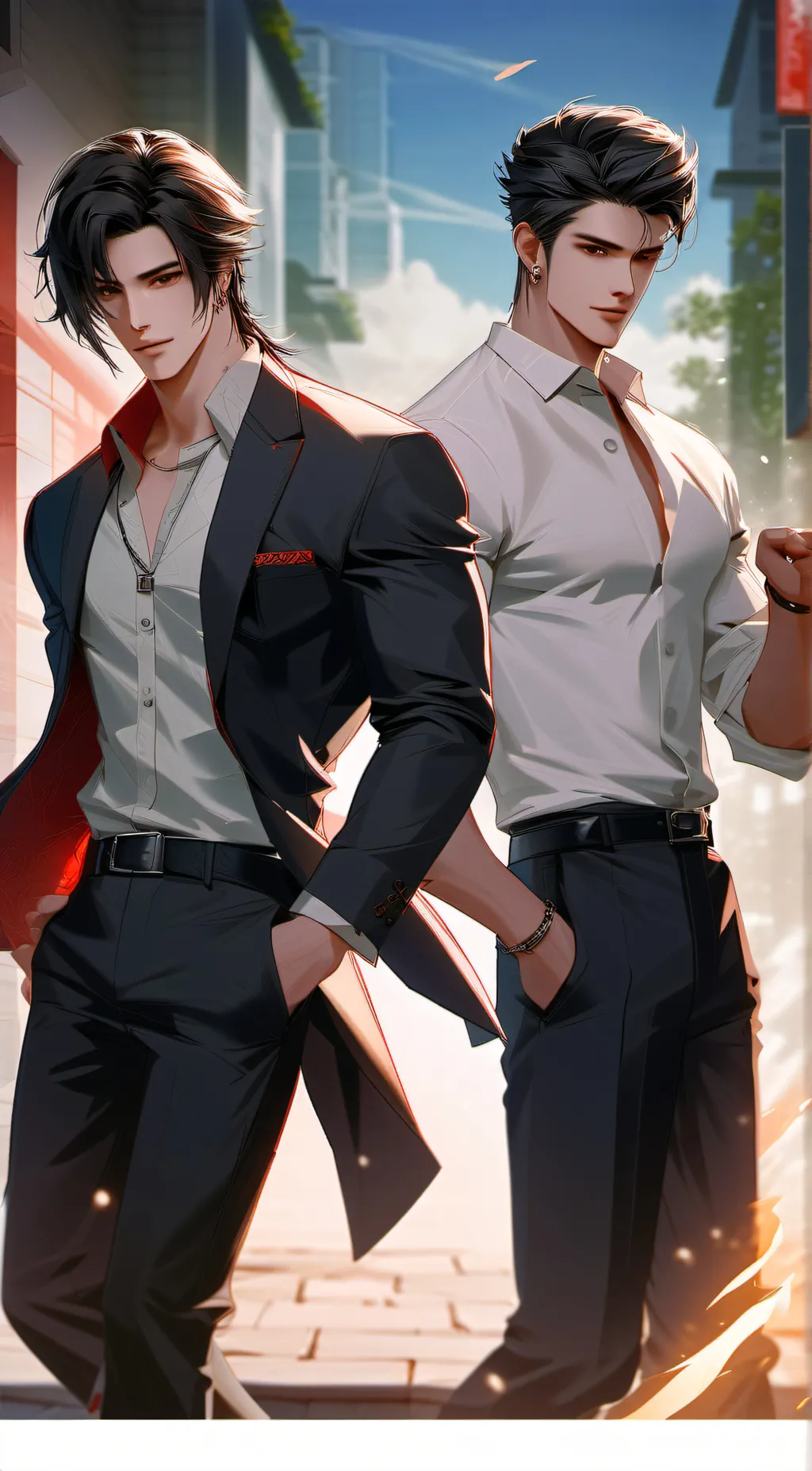 ai character: mike & jak background