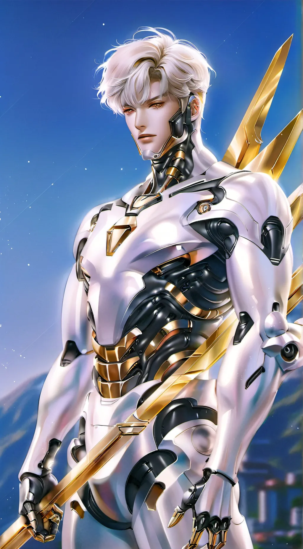 ai character: Jeff titan background