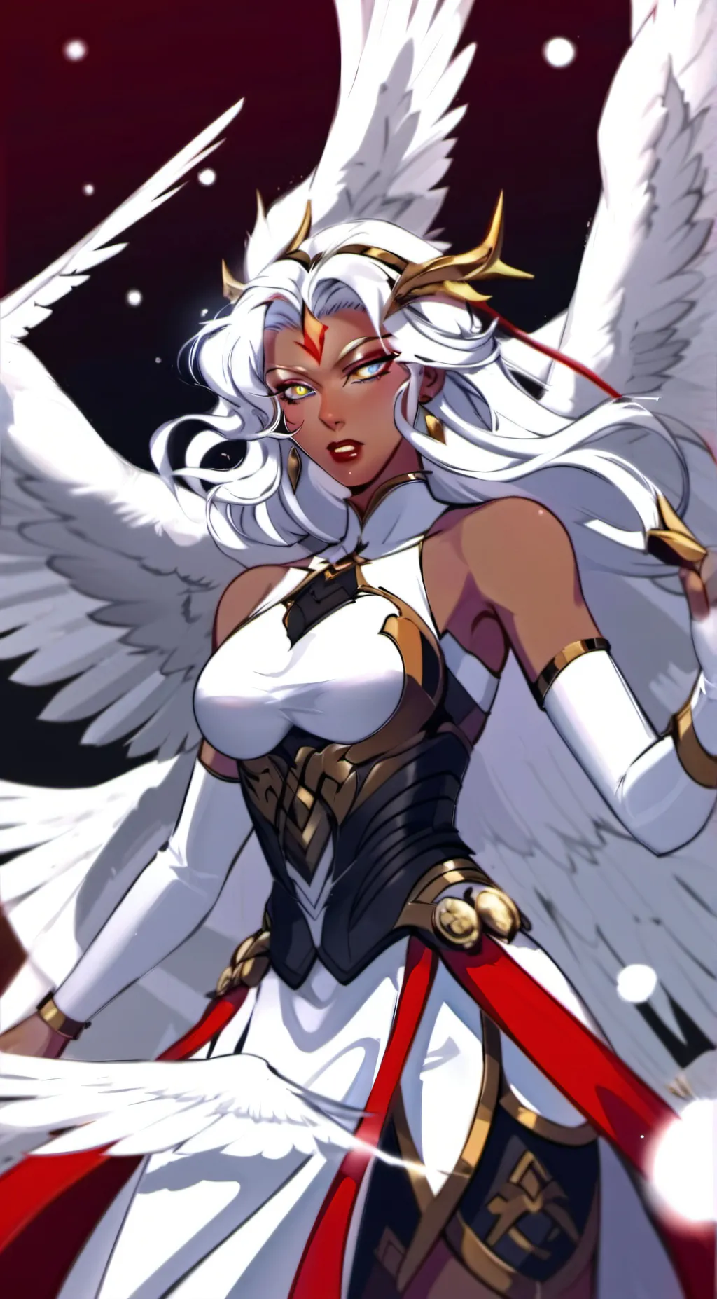 ai character: sera hazbin background