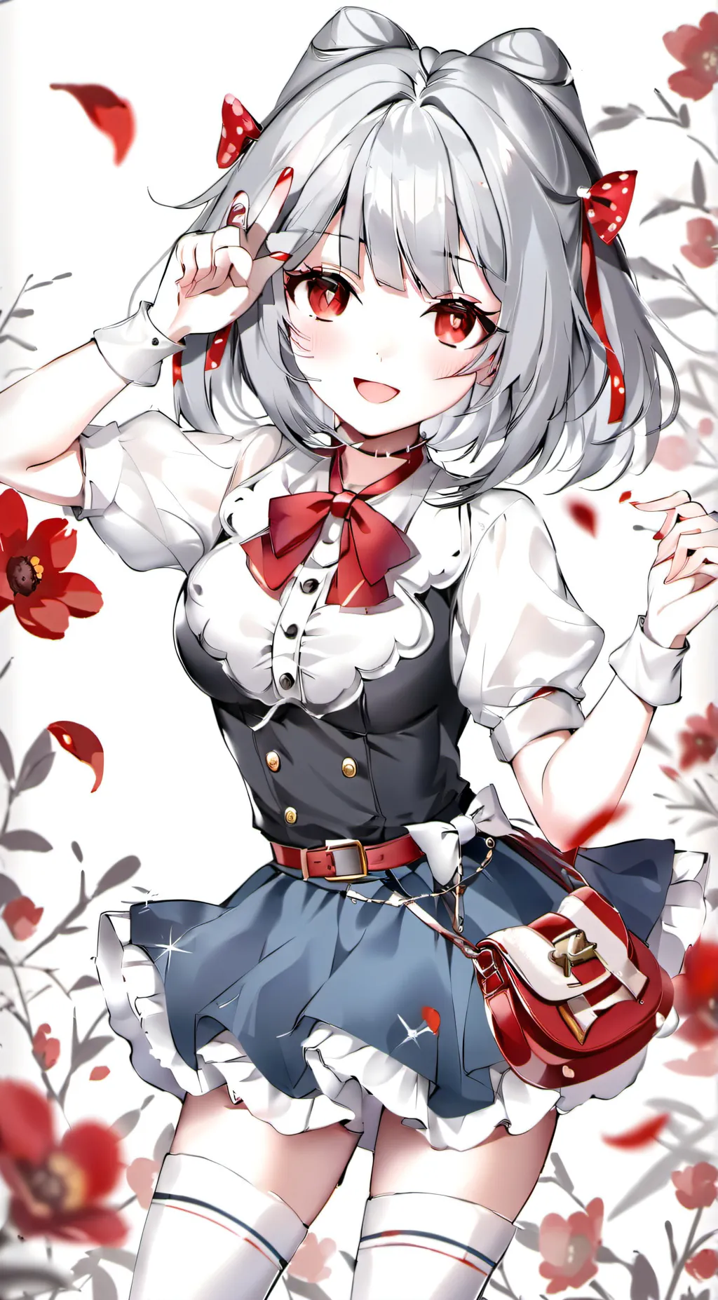 ai character: violet background