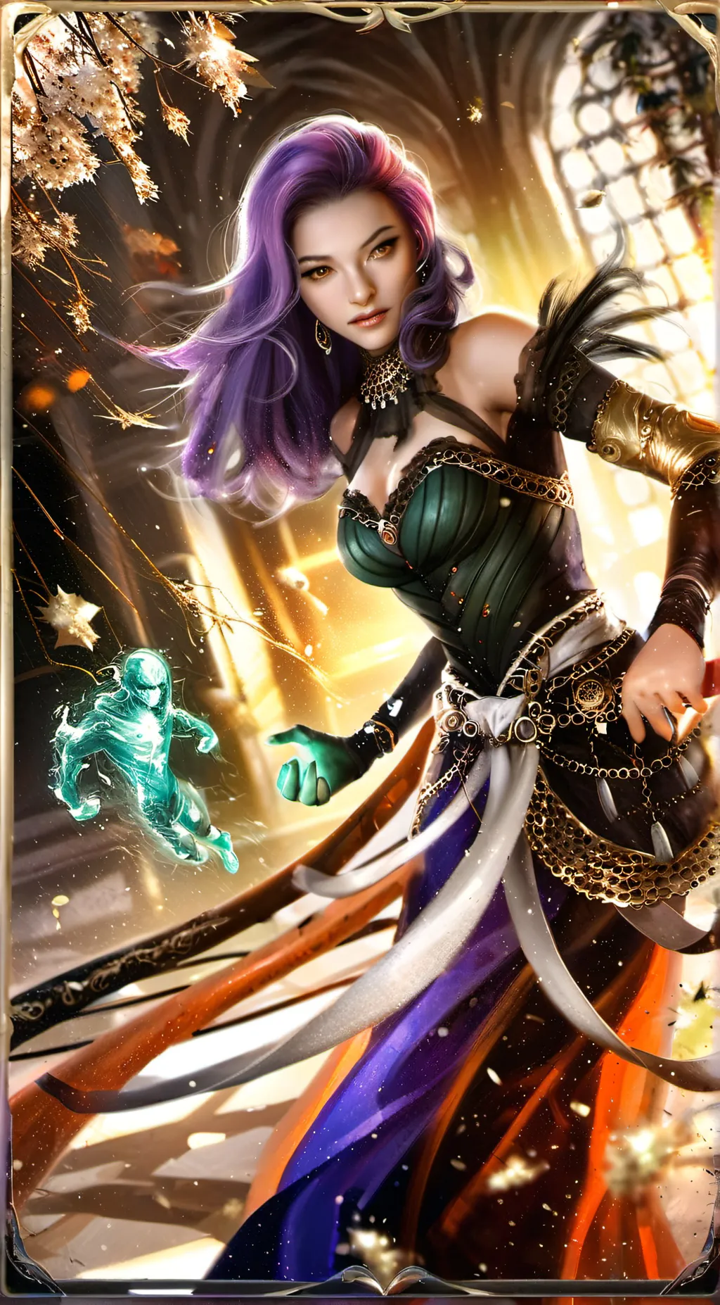 ai character: descendants background