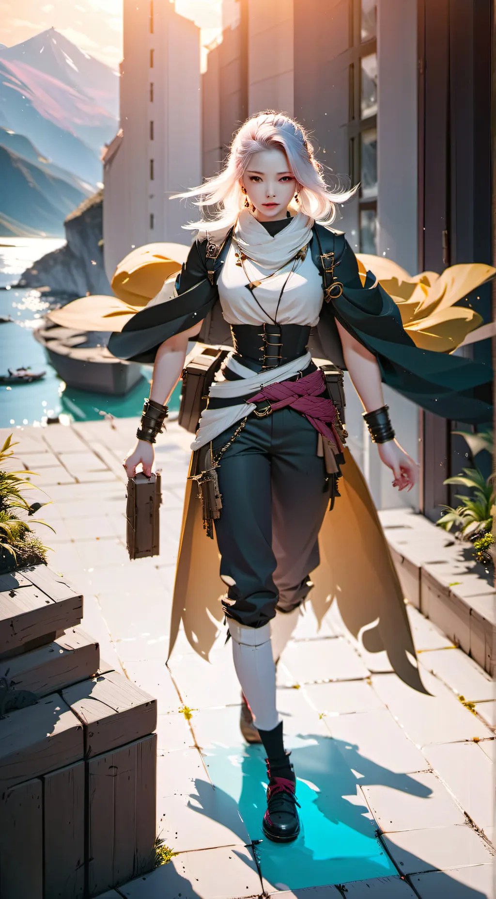 ai character: essable  background