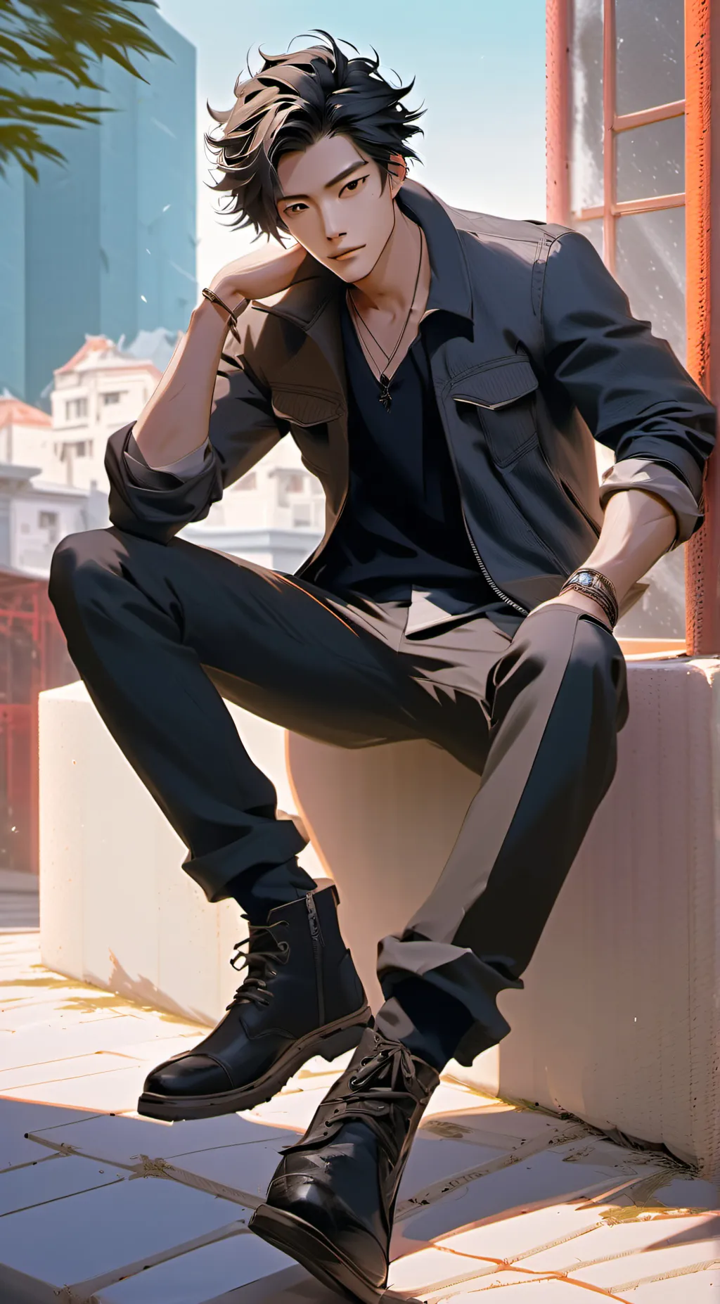 ai character: micheal background