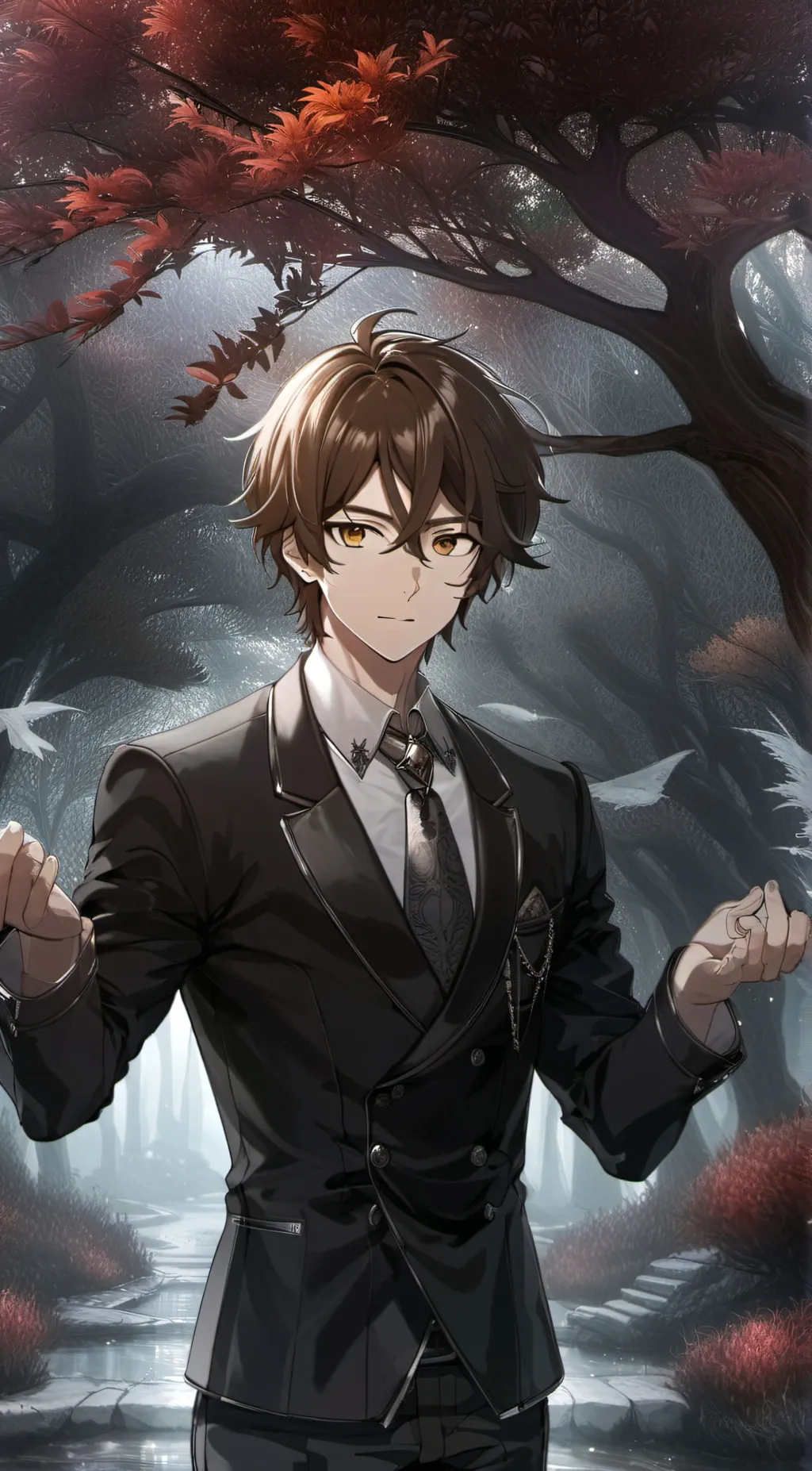 ai character: asher khan background