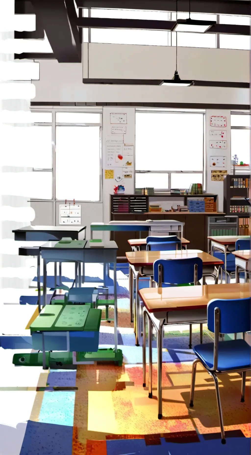 ai character: Back To SCHOOL!!!! background