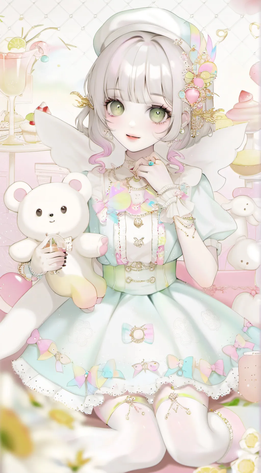 ai character: Lily background