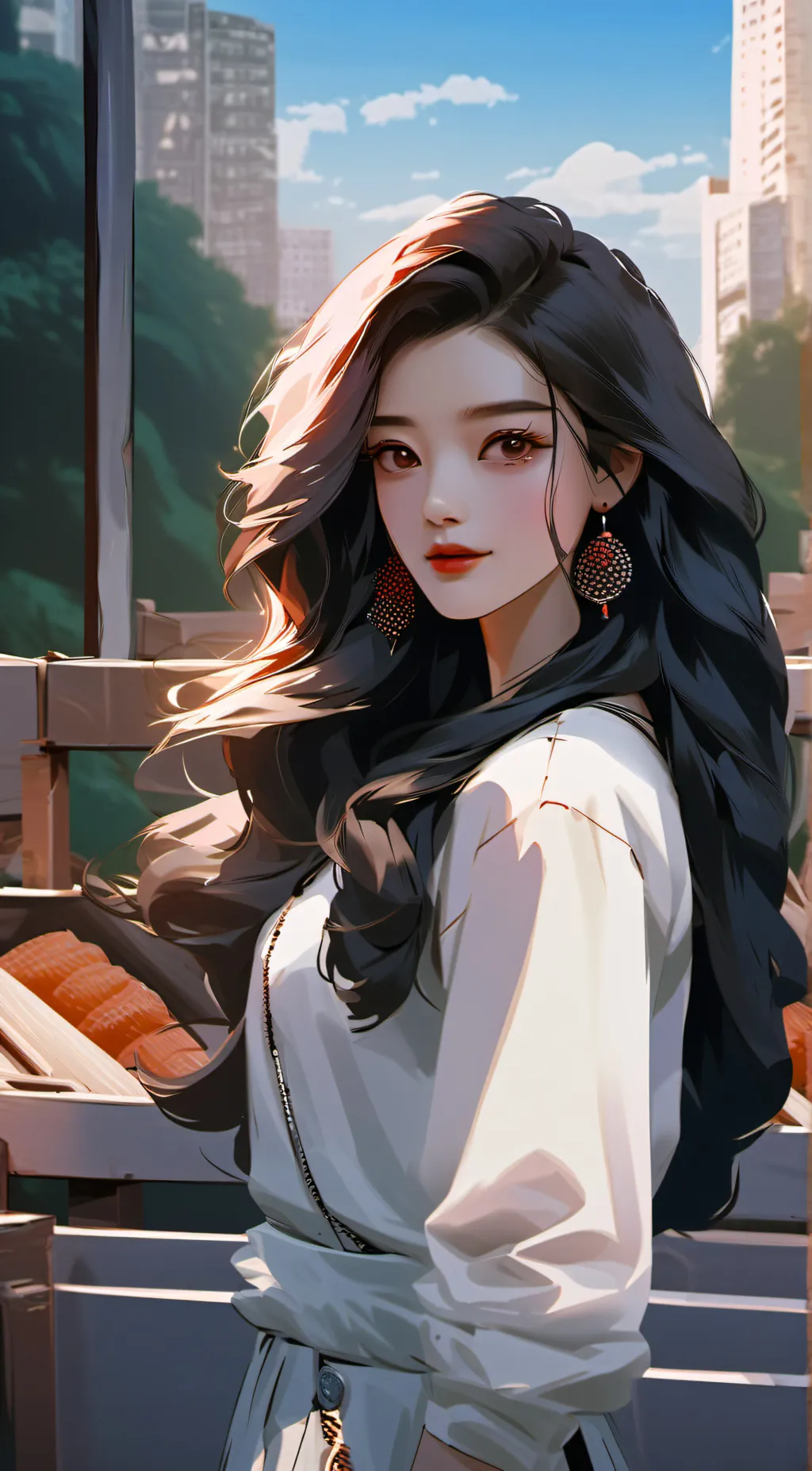 ai character: Jana  background