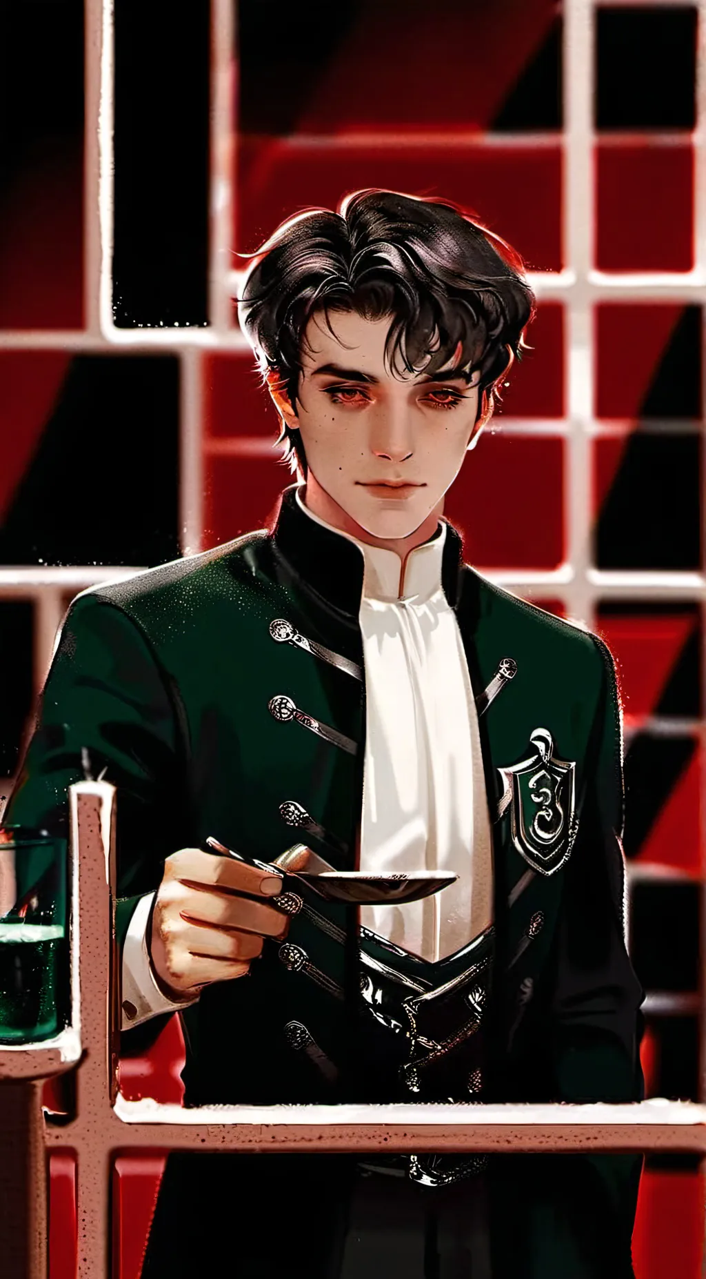 ai character: Mattheo Riddle background