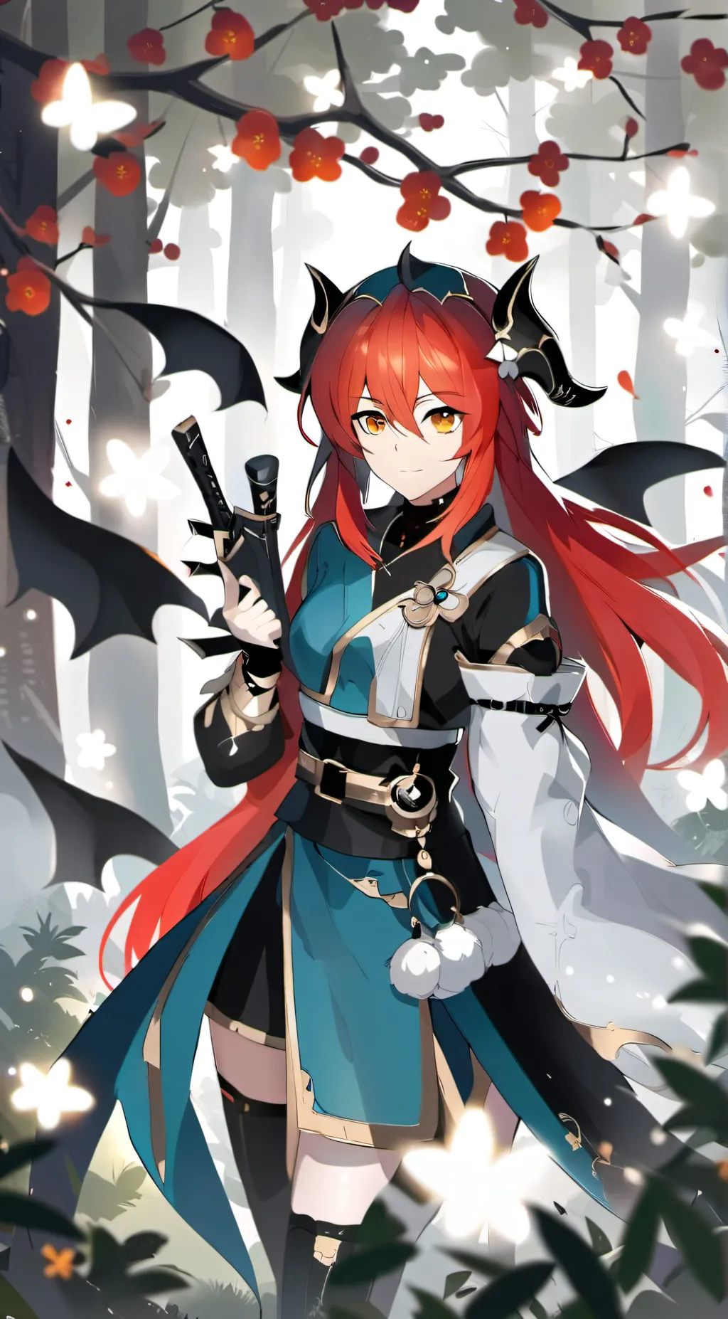 ai character: Bloom background