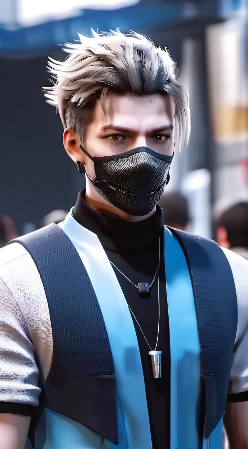 ai character: Nun background