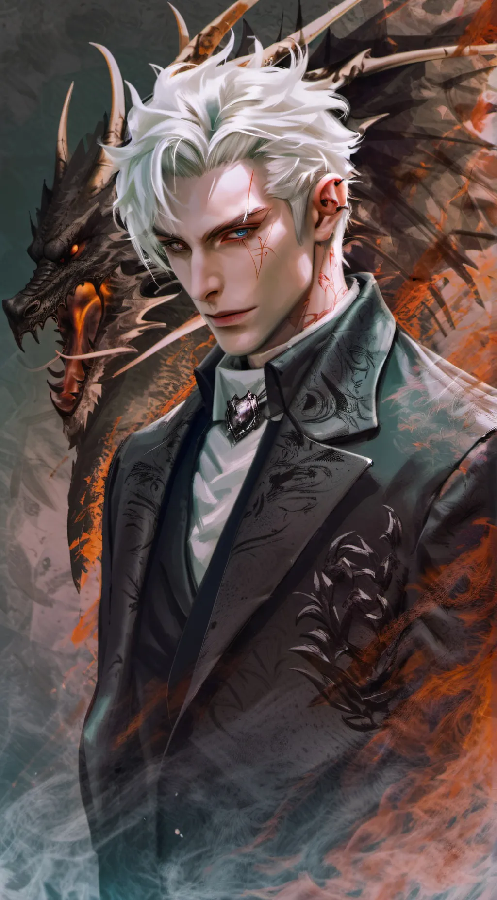 ai character: Rafael White background