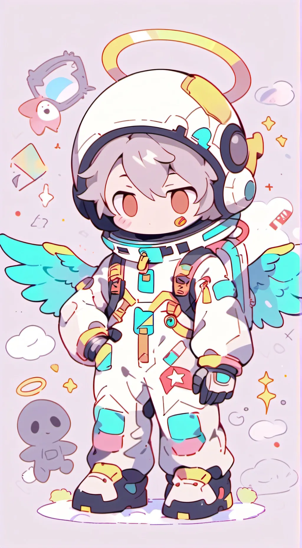 ai character: white(fnf)  background