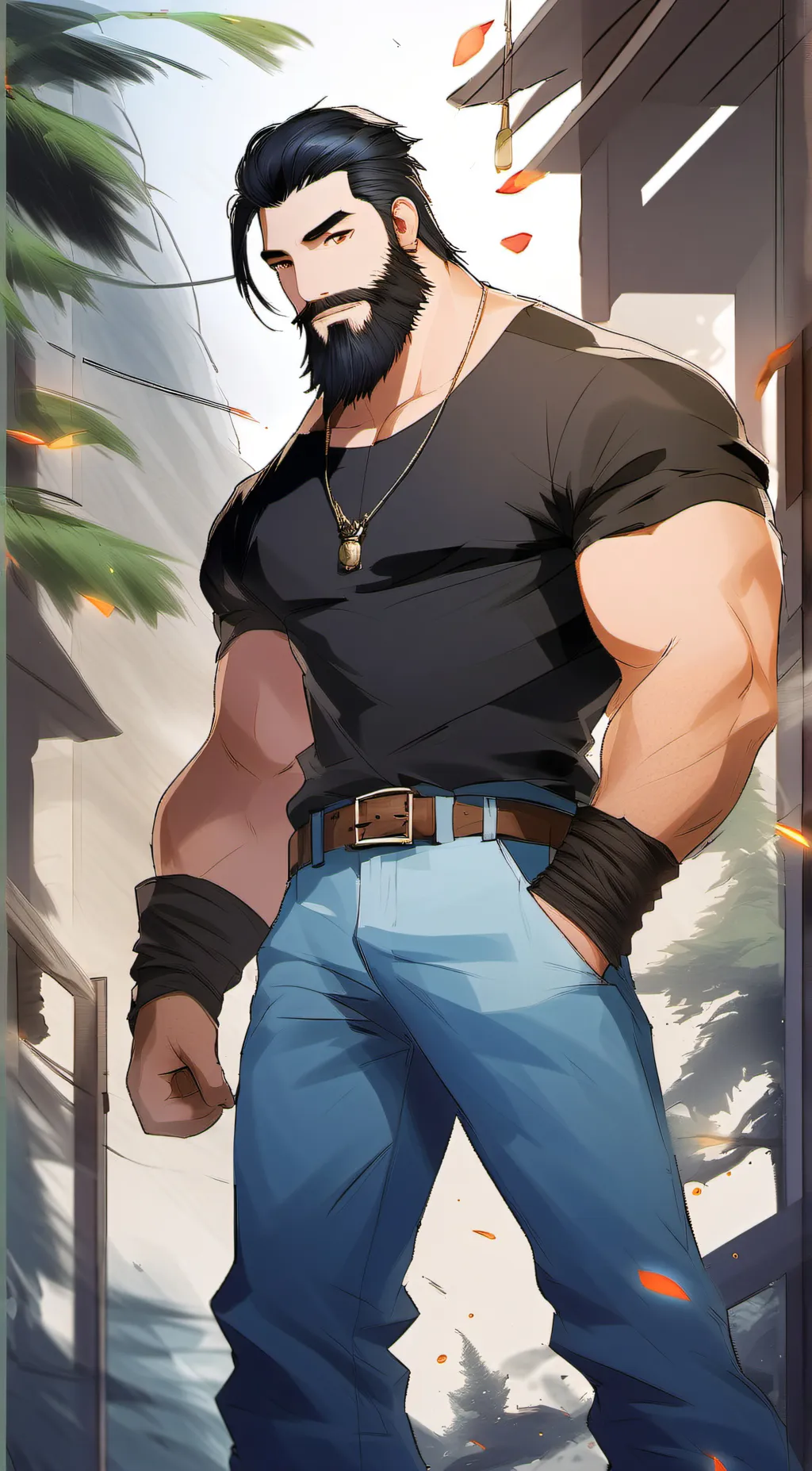 ai character: Thomas  background