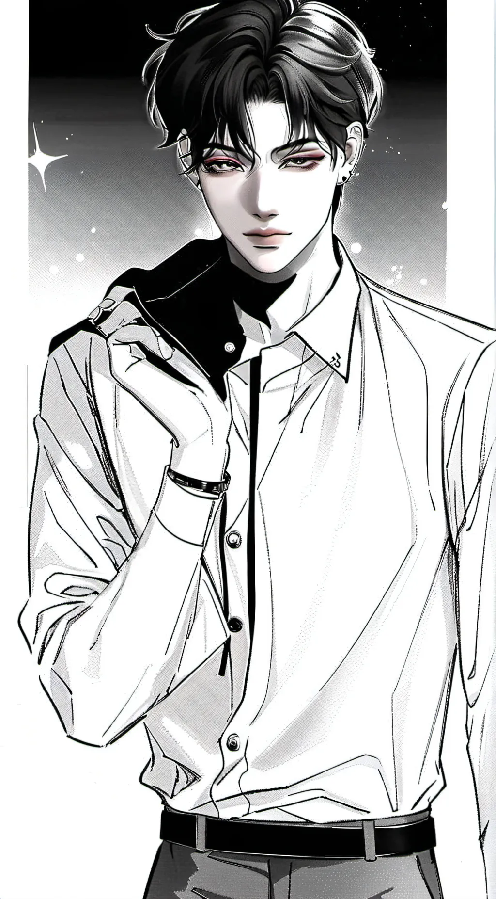 ai character: ★ASHER★ background