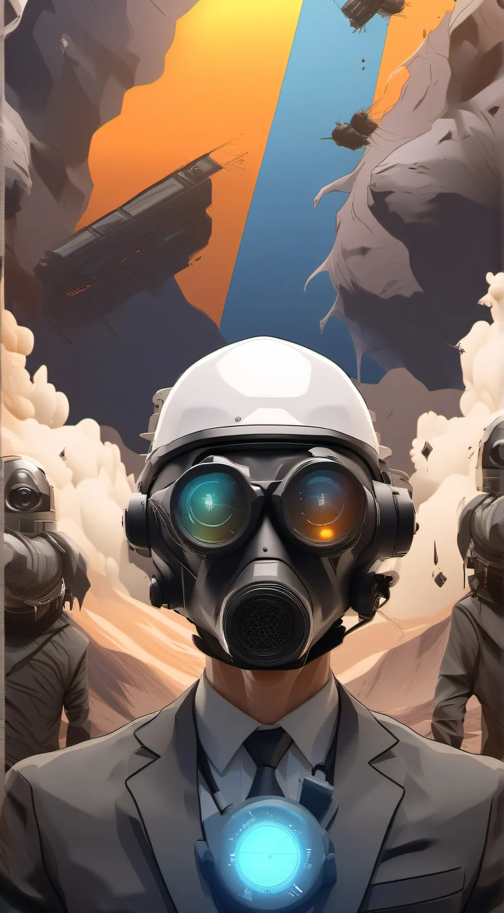 ai character: Skibidi toliet  background