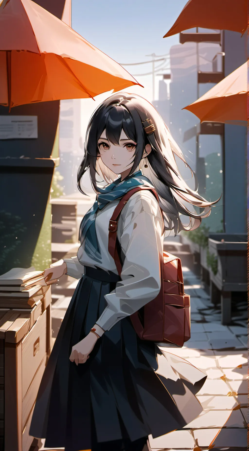 ai character: Doki Doki background