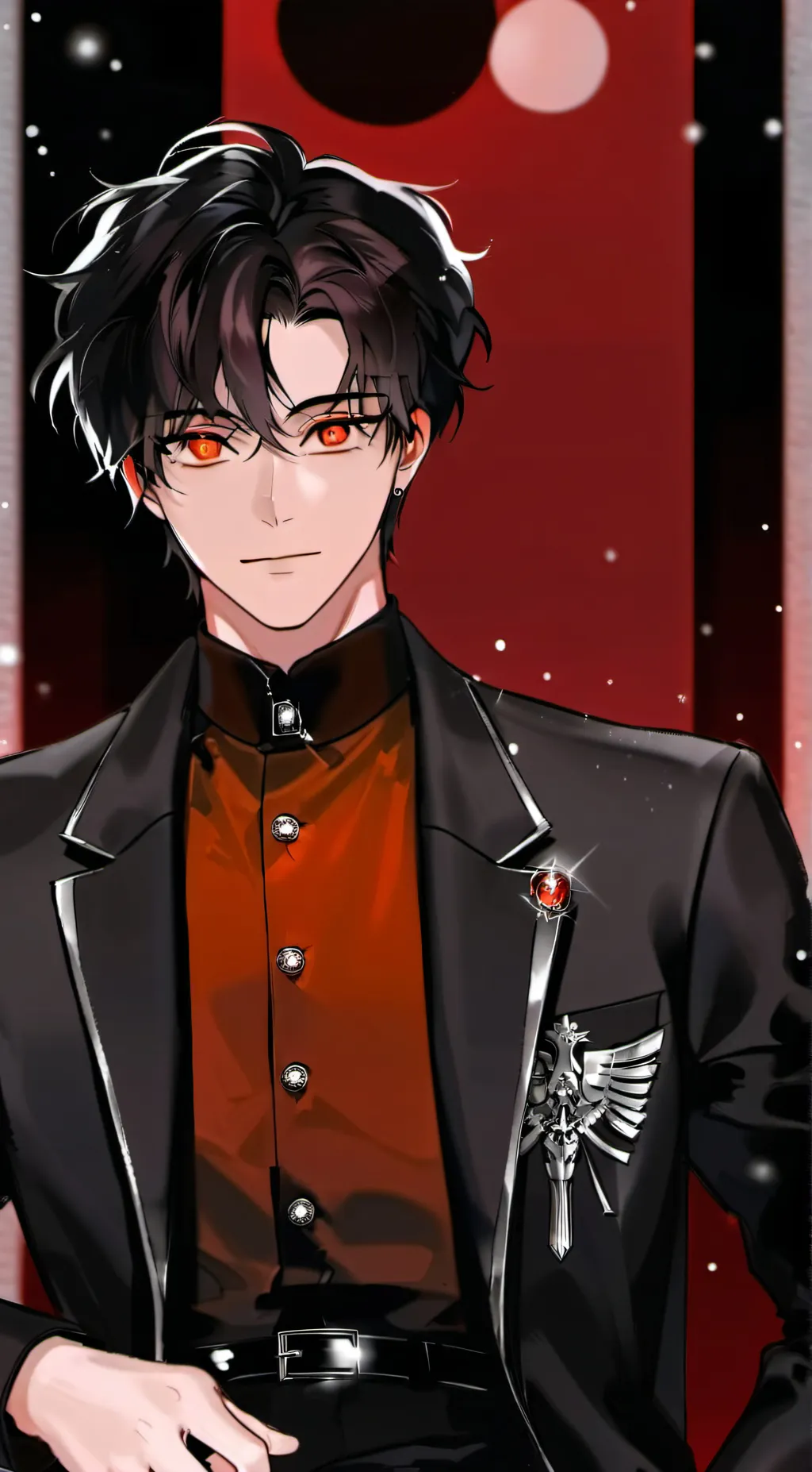 ai character: Dusk background