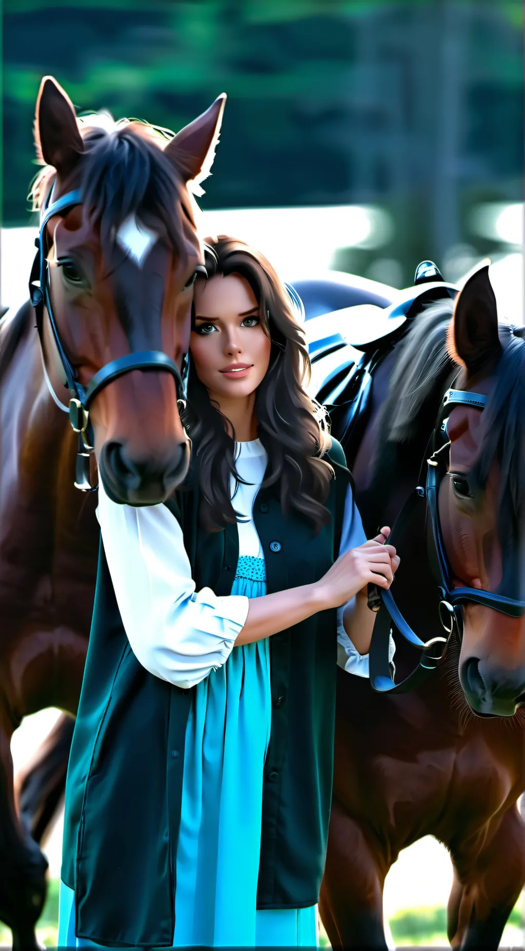 ai character: Amy Ty Amber  background