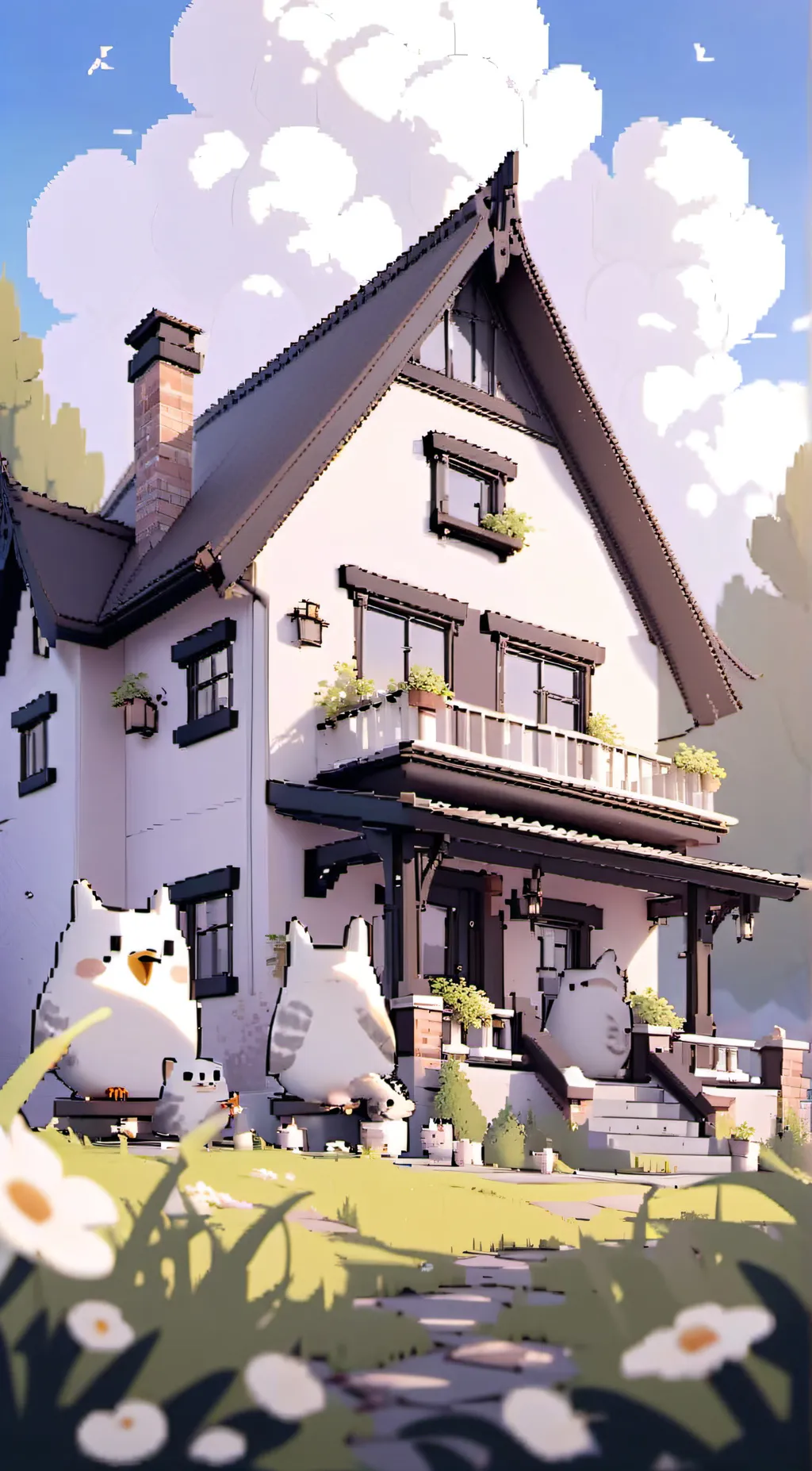 ai character: Catnap background