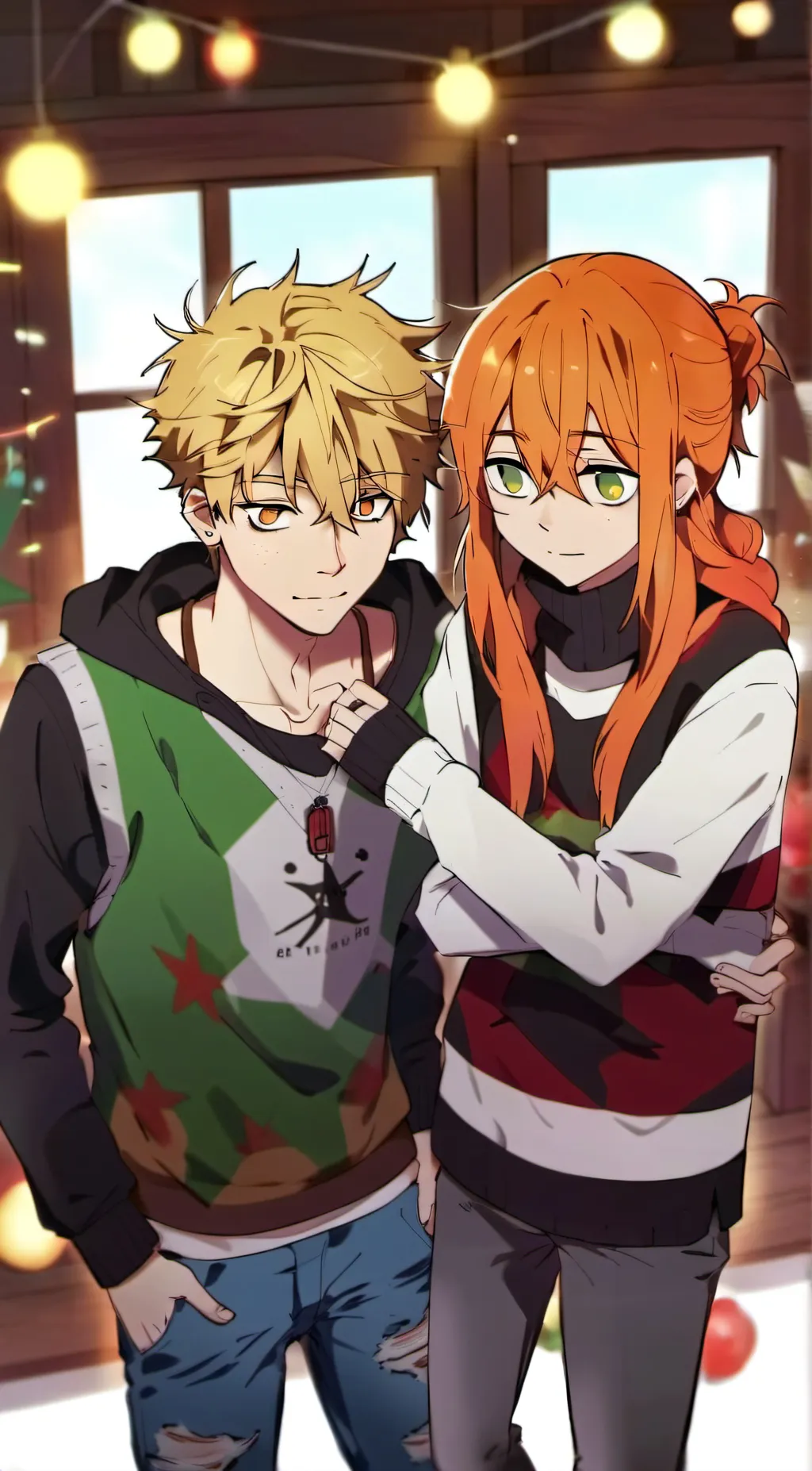 ai character: Ashlynn and Aiden background