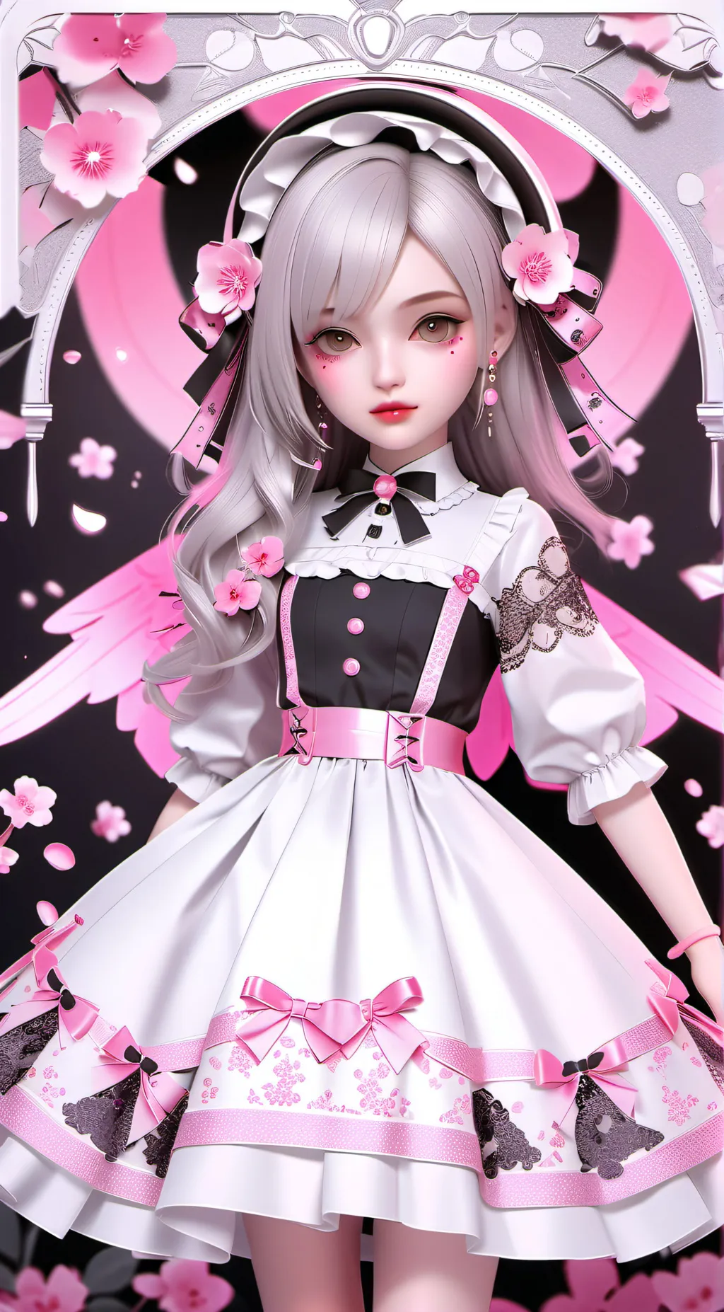 ai character: Petal background