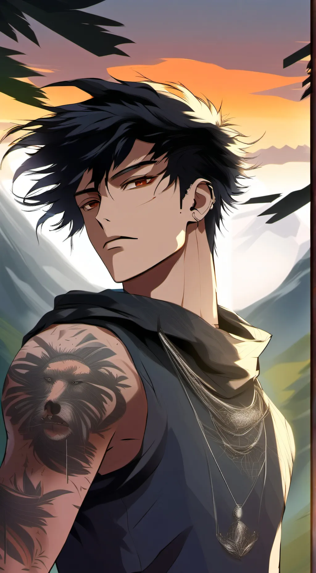 ai character: noah background