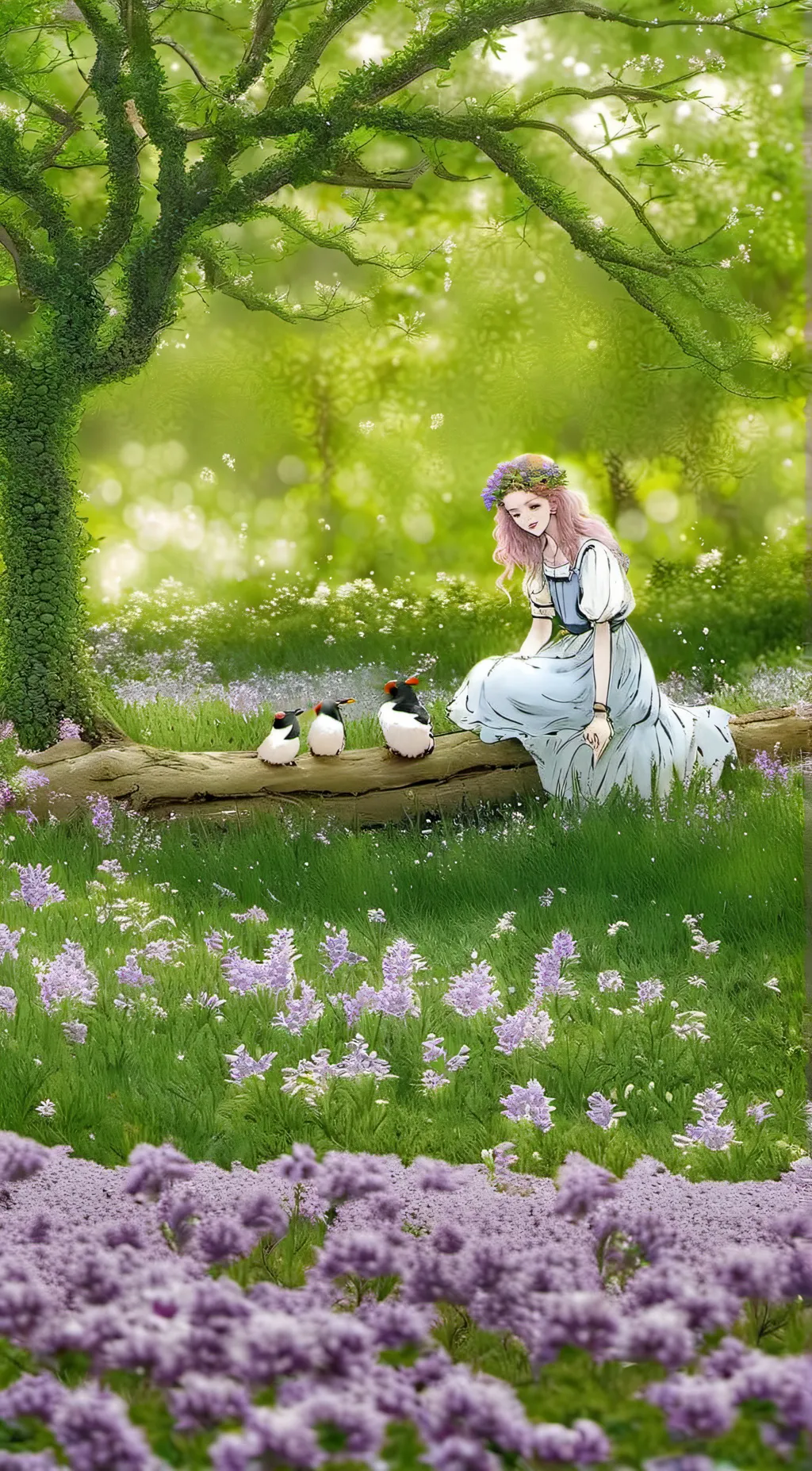 ai character: Annabella☺️ background