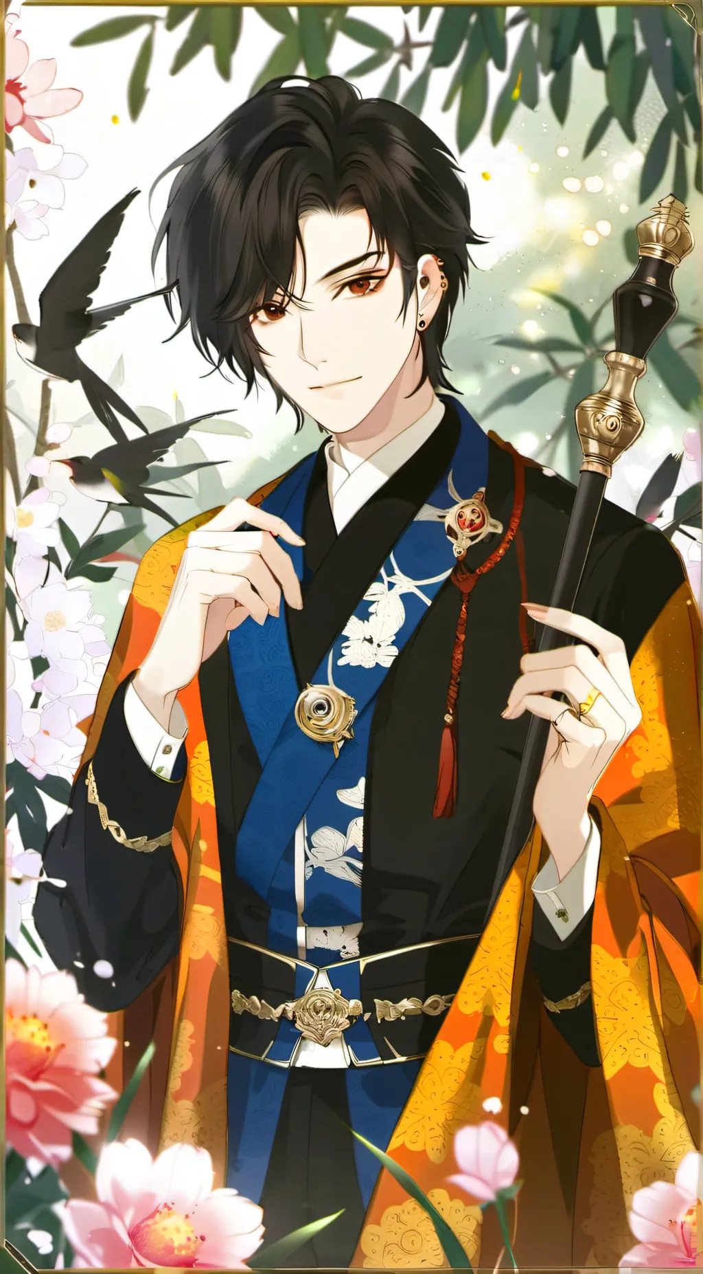 ai character: ✧･ﾟ: *✧･ﾟ:*Xavier  background