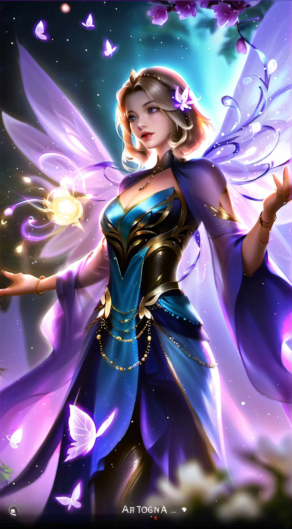 ai character: Lily background