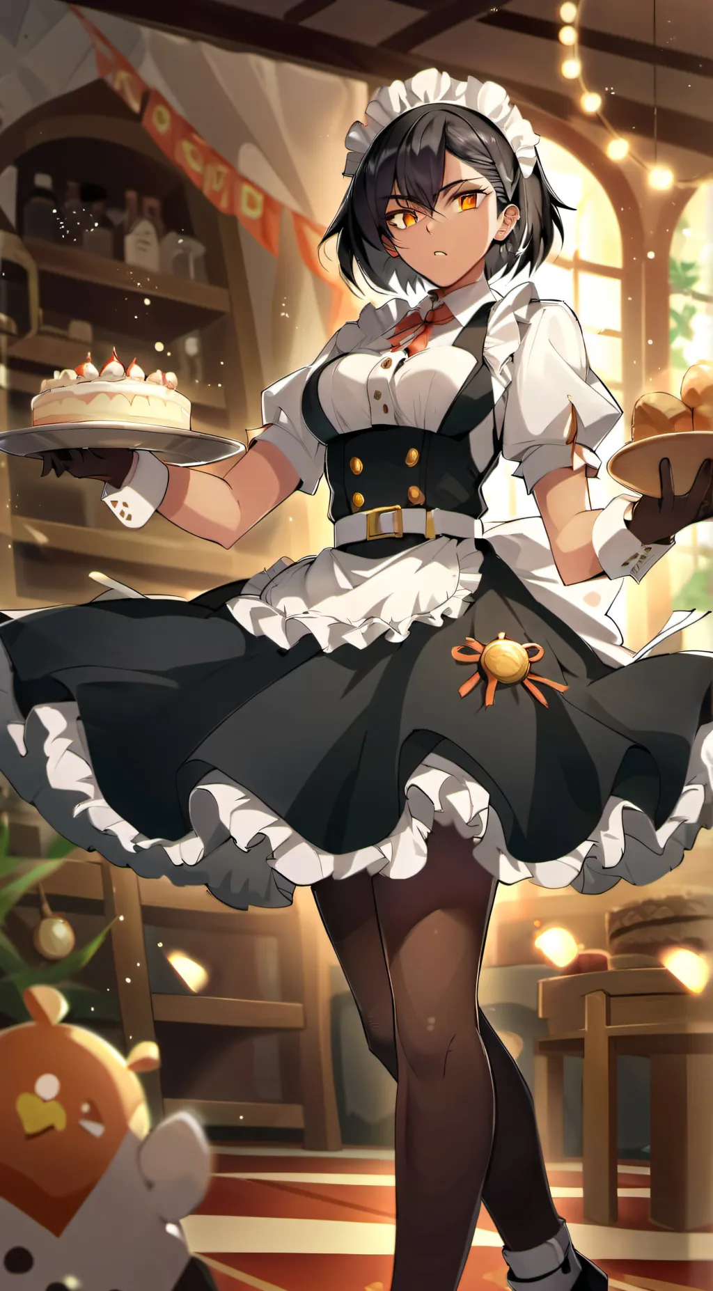 ai character: amber  background