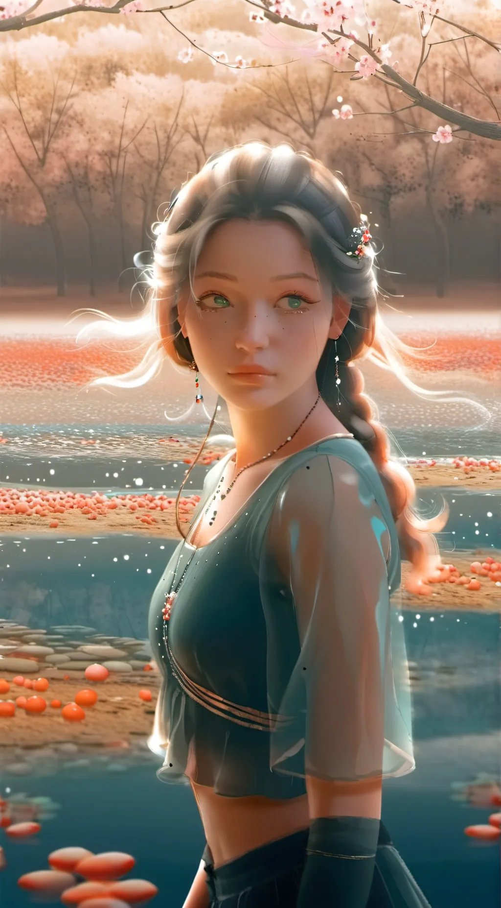 ai character: Addy background