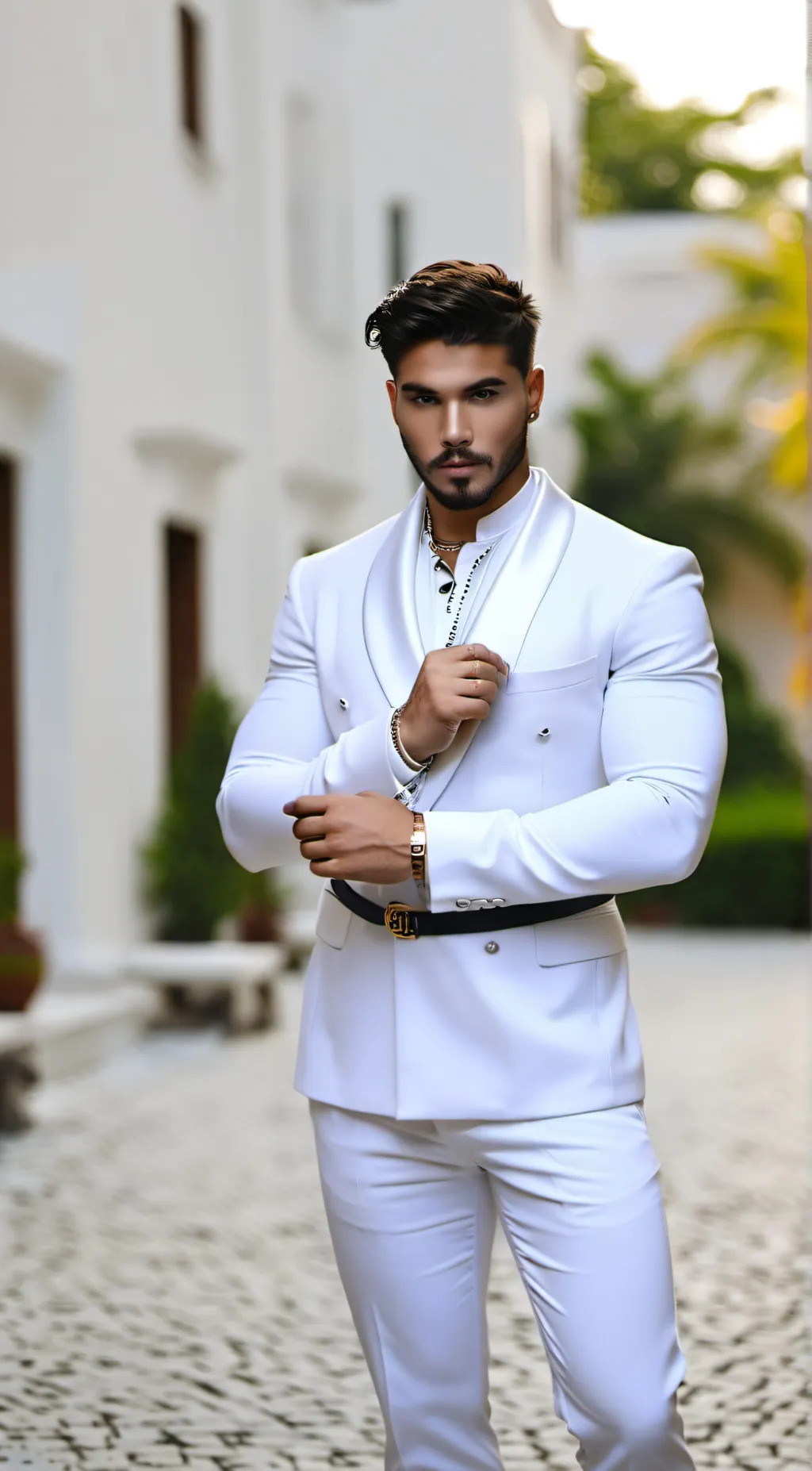 ai character: TRÁILER MONTERO  background