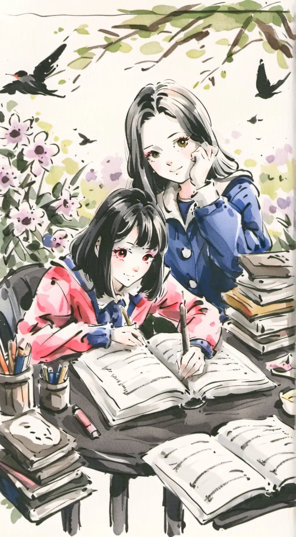 ai character: may background