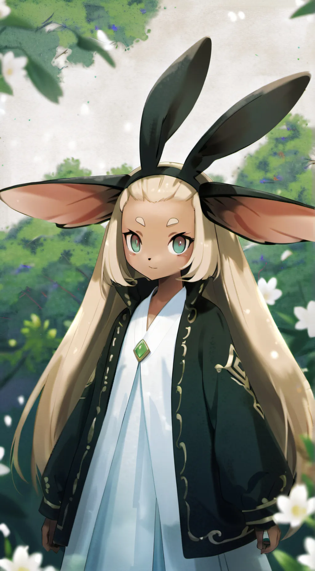ai character: lopunny oc background