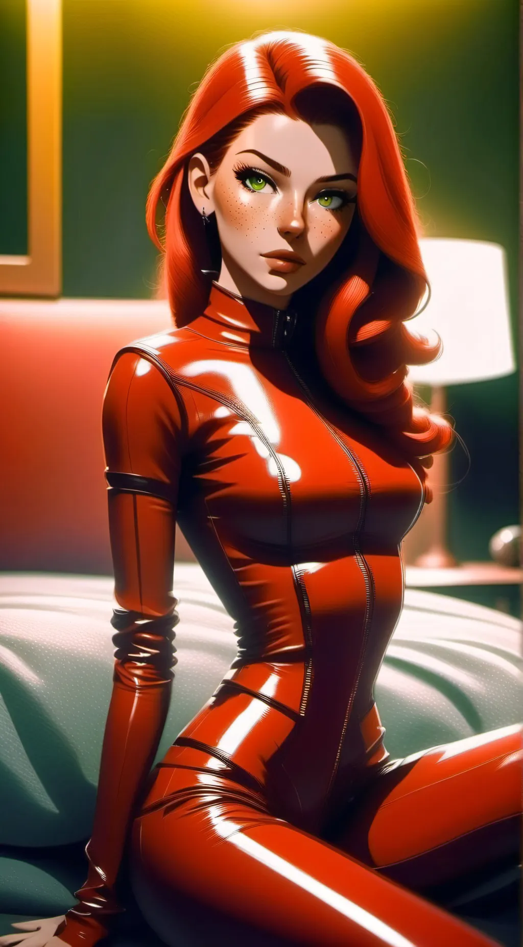 ai character: amber  background